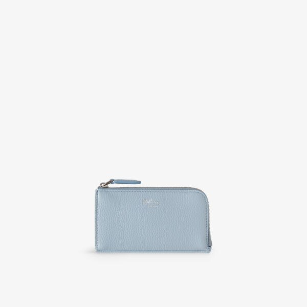 

Маленькая сумка для ключей Continental из зерненой кожи Mulberry, синий