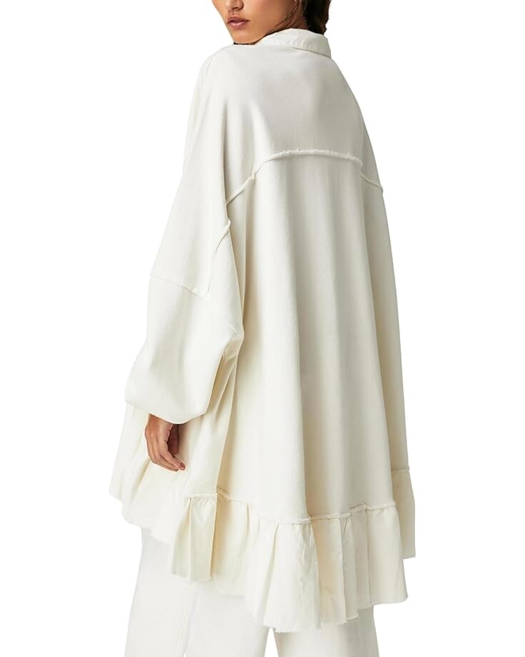 

Свитер Free People Button-Down Sweatshirt, цвет Optic White