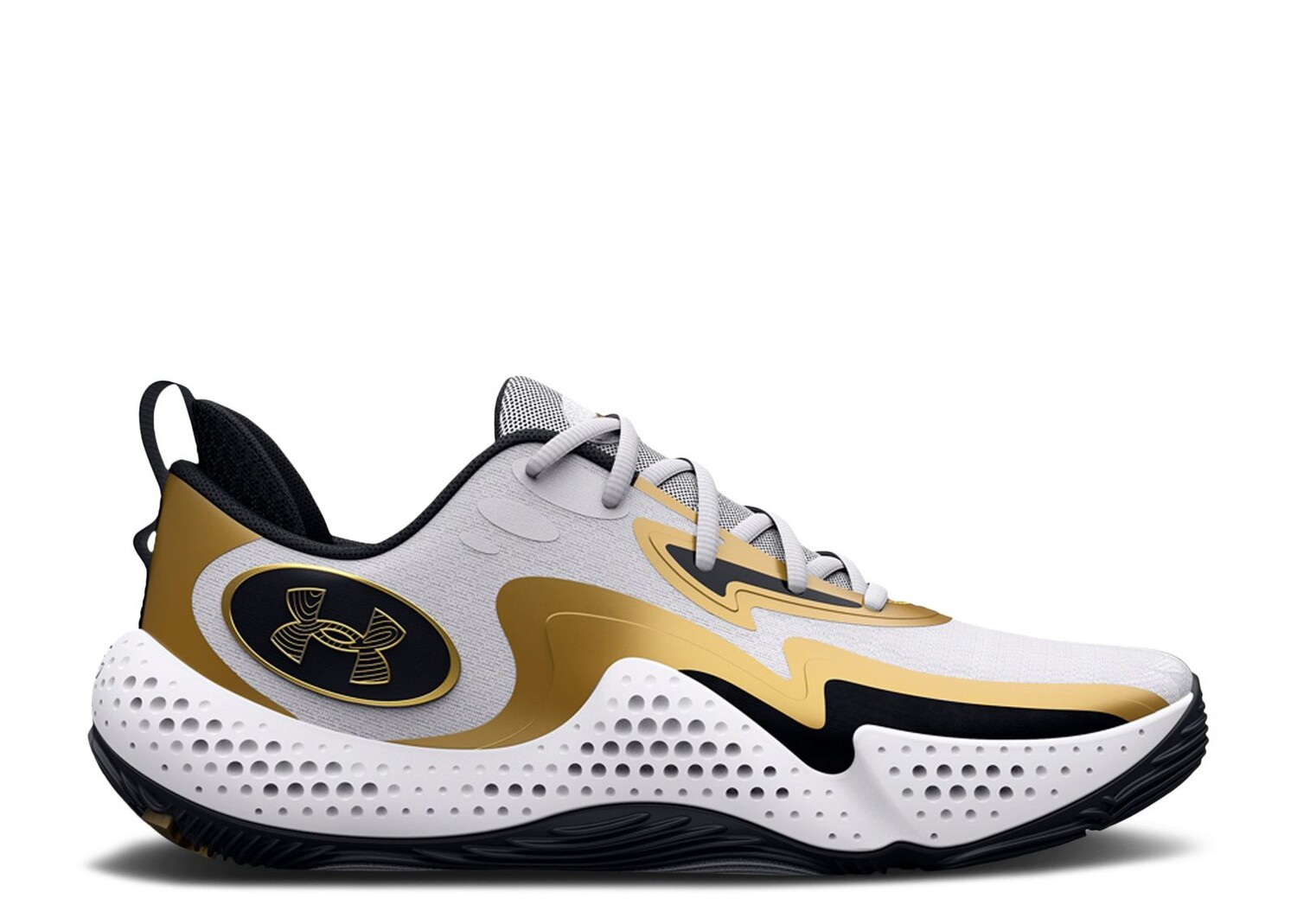 

Кроссовки Under Armour Spawn 5 'White Black Gold', белый