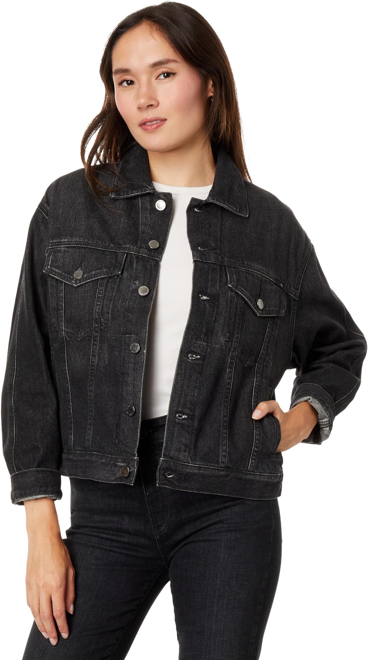 Куртка Arllow Jacket Vintage Trucker AG Jeans, цвет Metropolis цена и фото