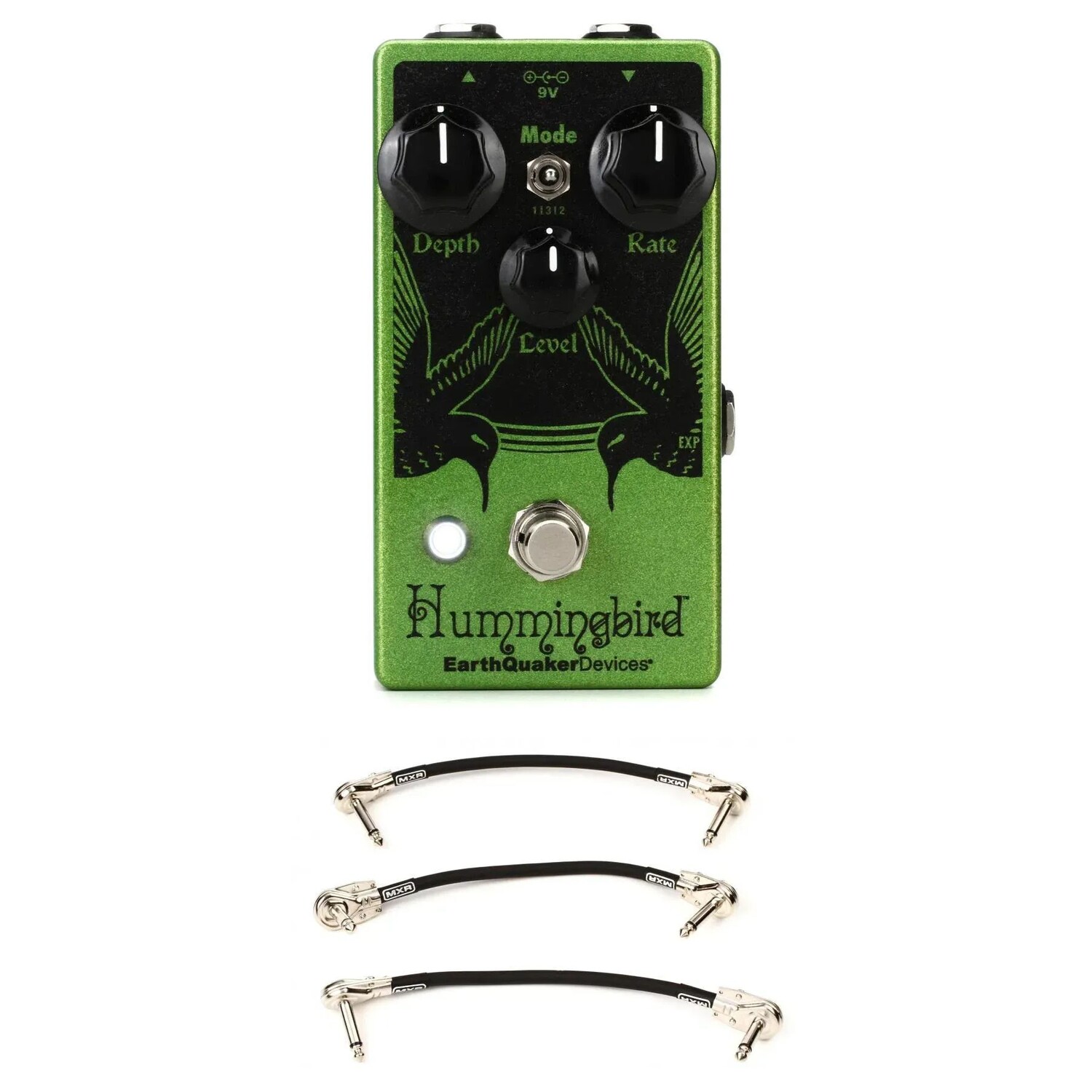 

EarthQuaker Devices Hummingbird V4 Повторяющая педаль перкуссии тремоло с 3 соединительными кабелями