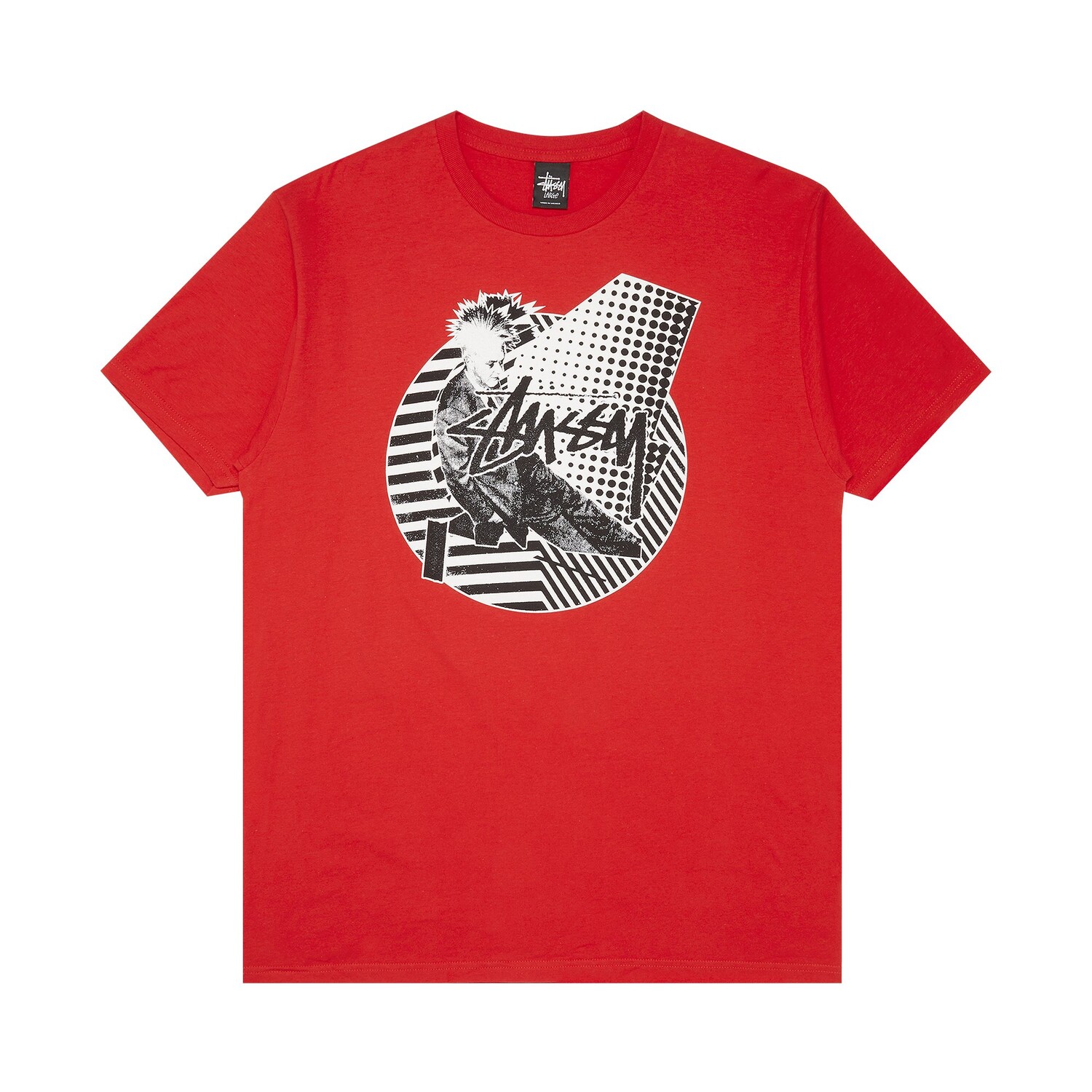 

Футболка Stussy Punk Mix, красная, Красный