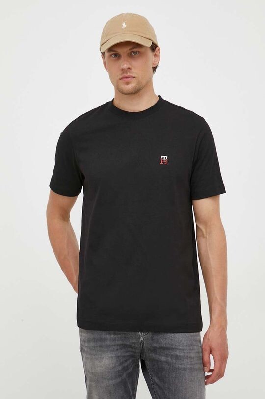 

Хлопковая футболка Tommy Hilfiger, черный