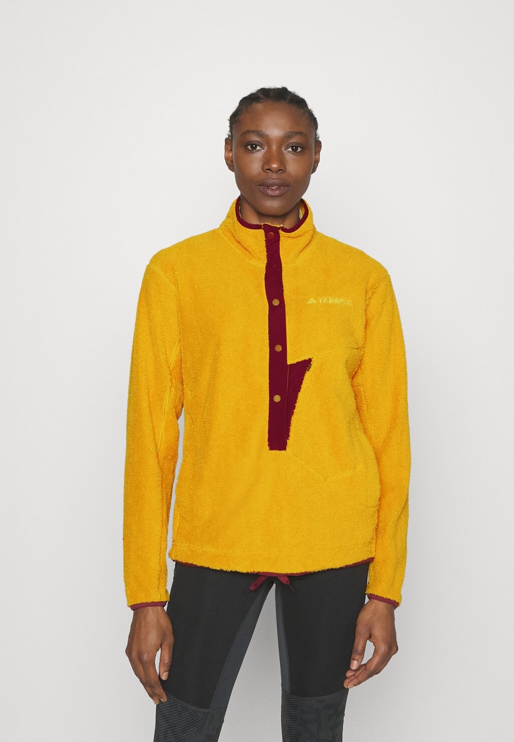 

Толстовка Adidas Terrex TERREX XPLORIC HIGH FLEECE, цвет preloved yellow