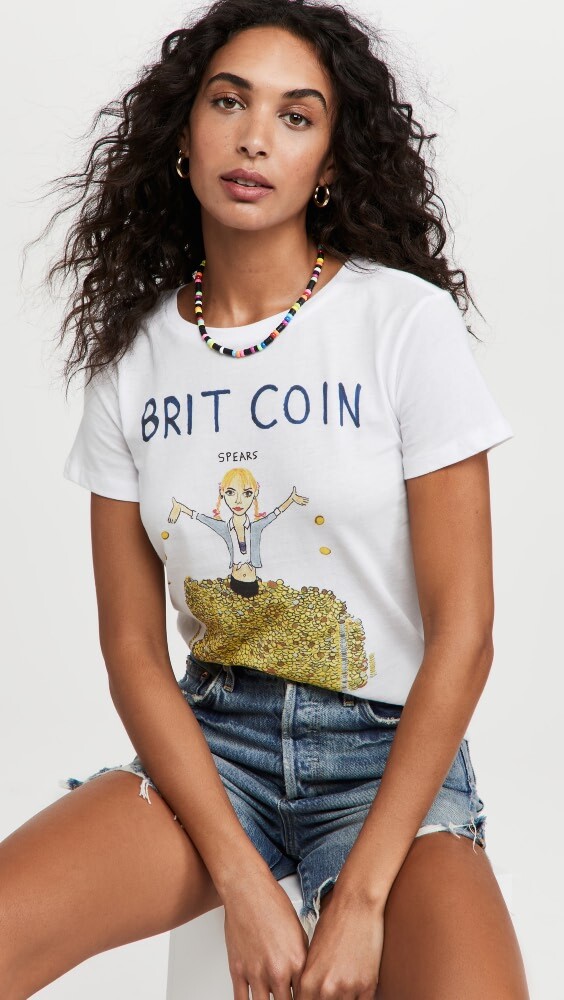 

Футболка Unfortunate Portrait Brit Coin, белый