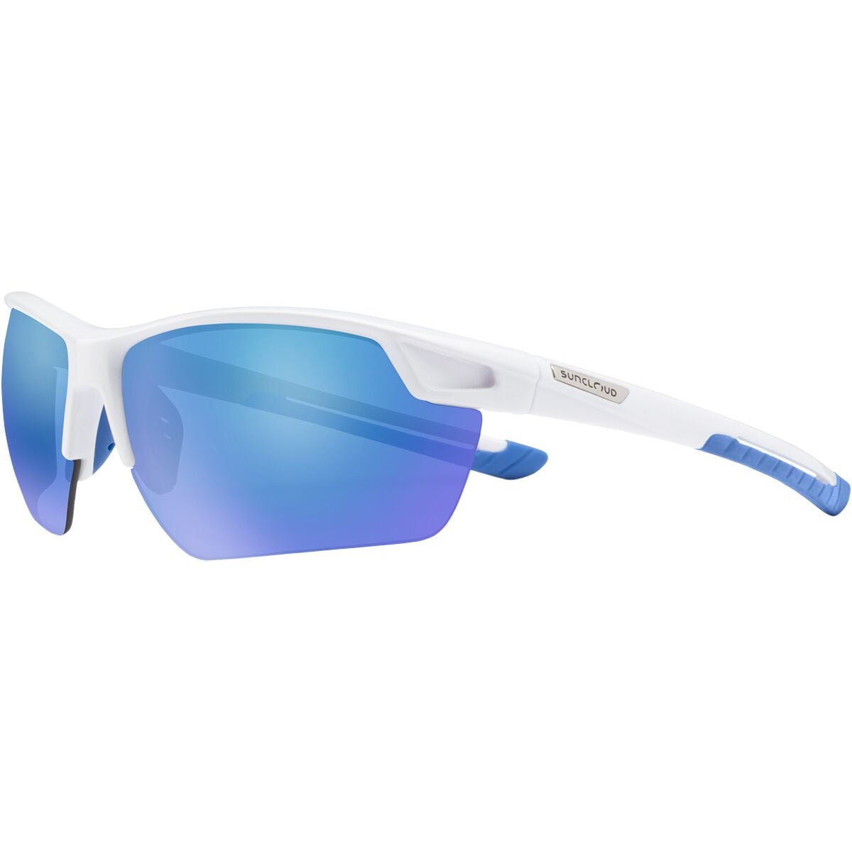 цена Поляризованные солнцезащитные очки contender Suncloud Polarized Optics, цвет white/polar blue2 mirror