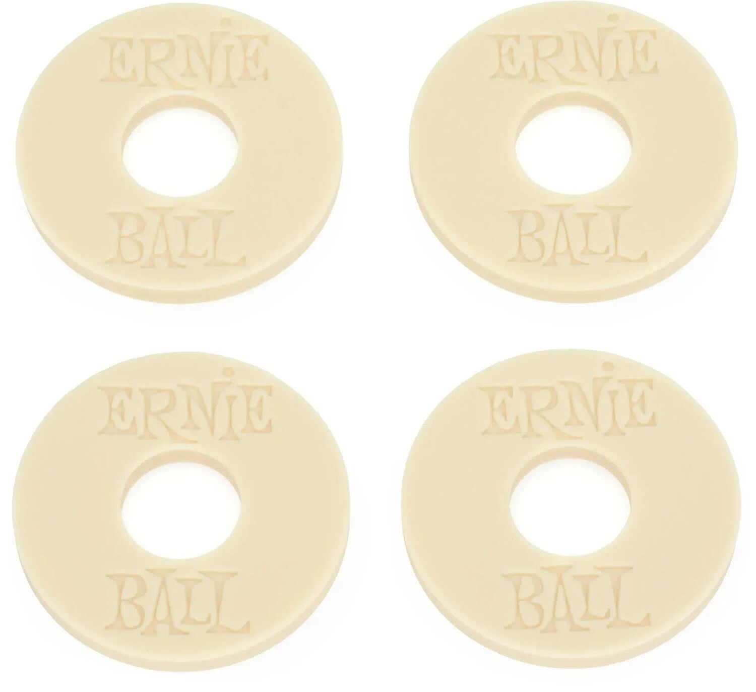 

Блоки с резиновыми ремешками Ernie Ball — кремовые (4 шт.)