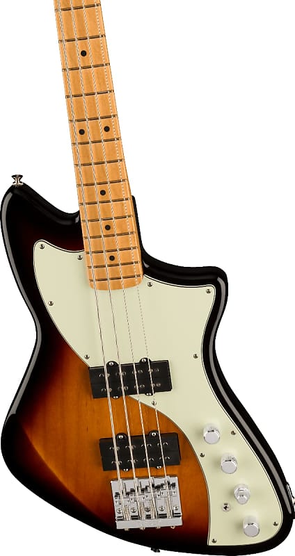 цена Басс гитара Fender Player Plus Active Meteora Electric Bass. Maple Fingerboard, 3-Color Sunburst