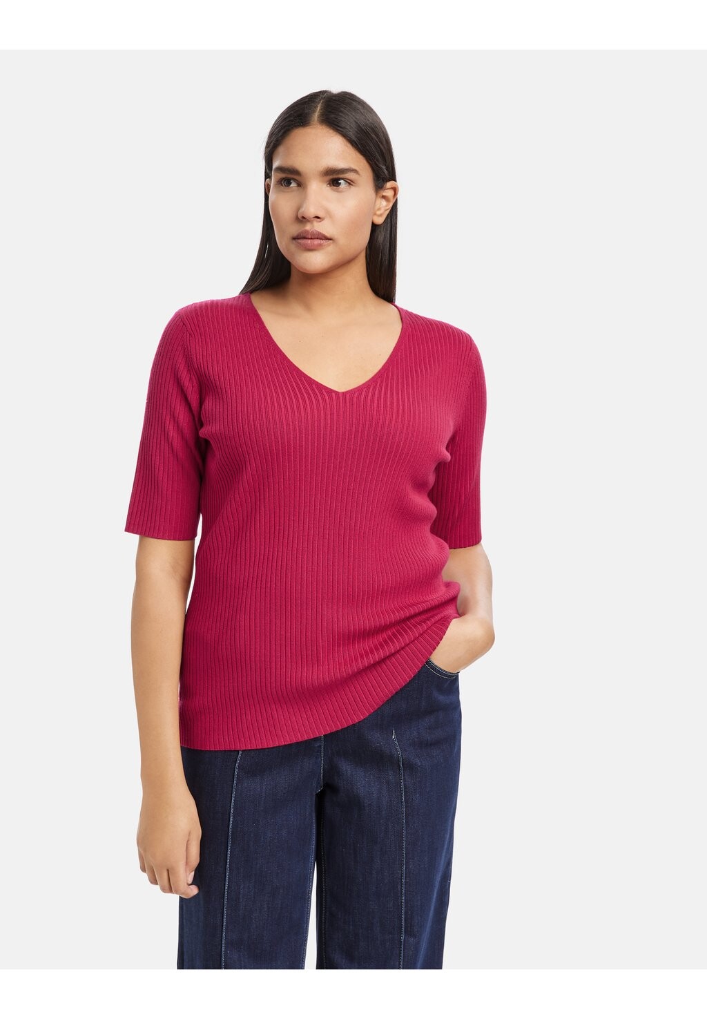 

Футболка базовая HALBEM ARM Samoon, цвет cranberry
