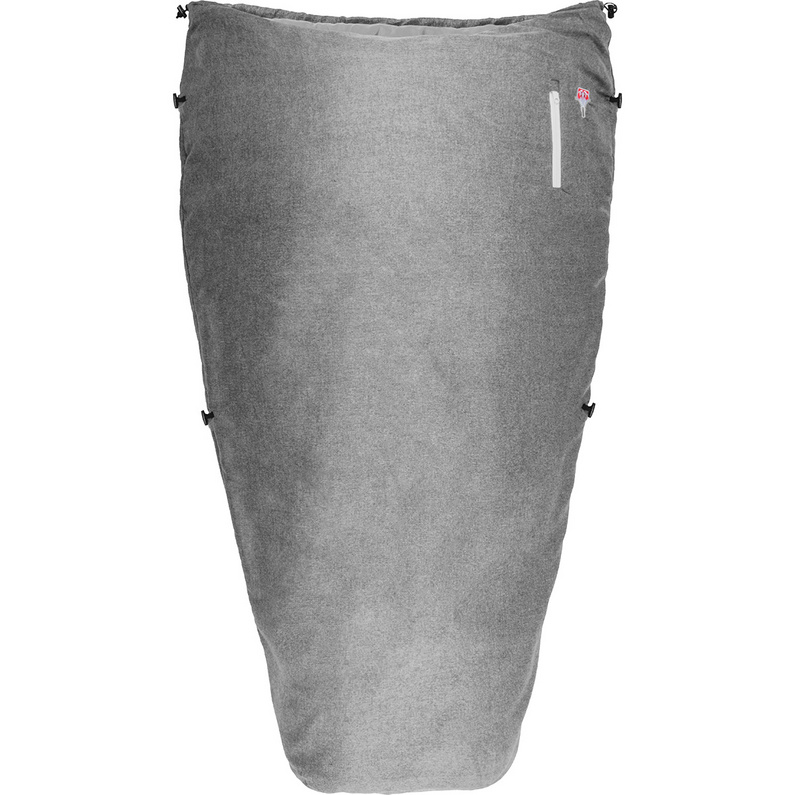 Feater Спальный мешок с подогревом для ног Grüezi Bag, серый вкладыш в спальный мешок с подогревом