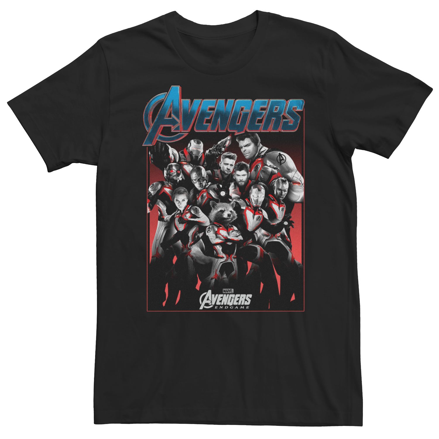 Мужская футболка группового снимка Marvel Avengers Endgame