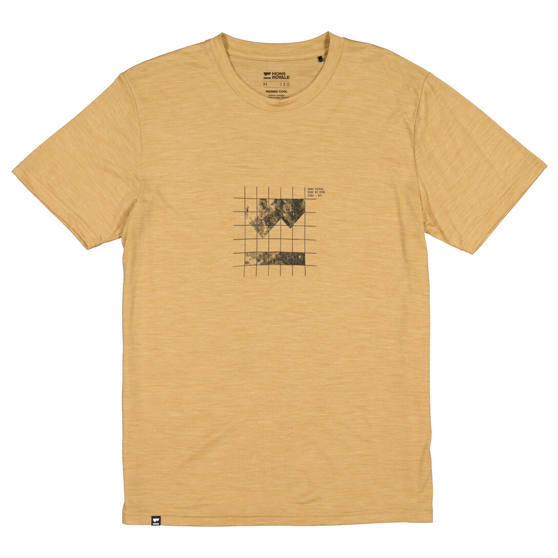 

Рубашка из мериноса Mons Royale Zephyr Merino Cool T Shirt, цвет Smokey Cumin