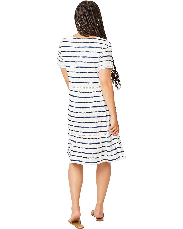 Платье Carve Designs Gemma Dress, цвет Navy Tie-Dye Stripe