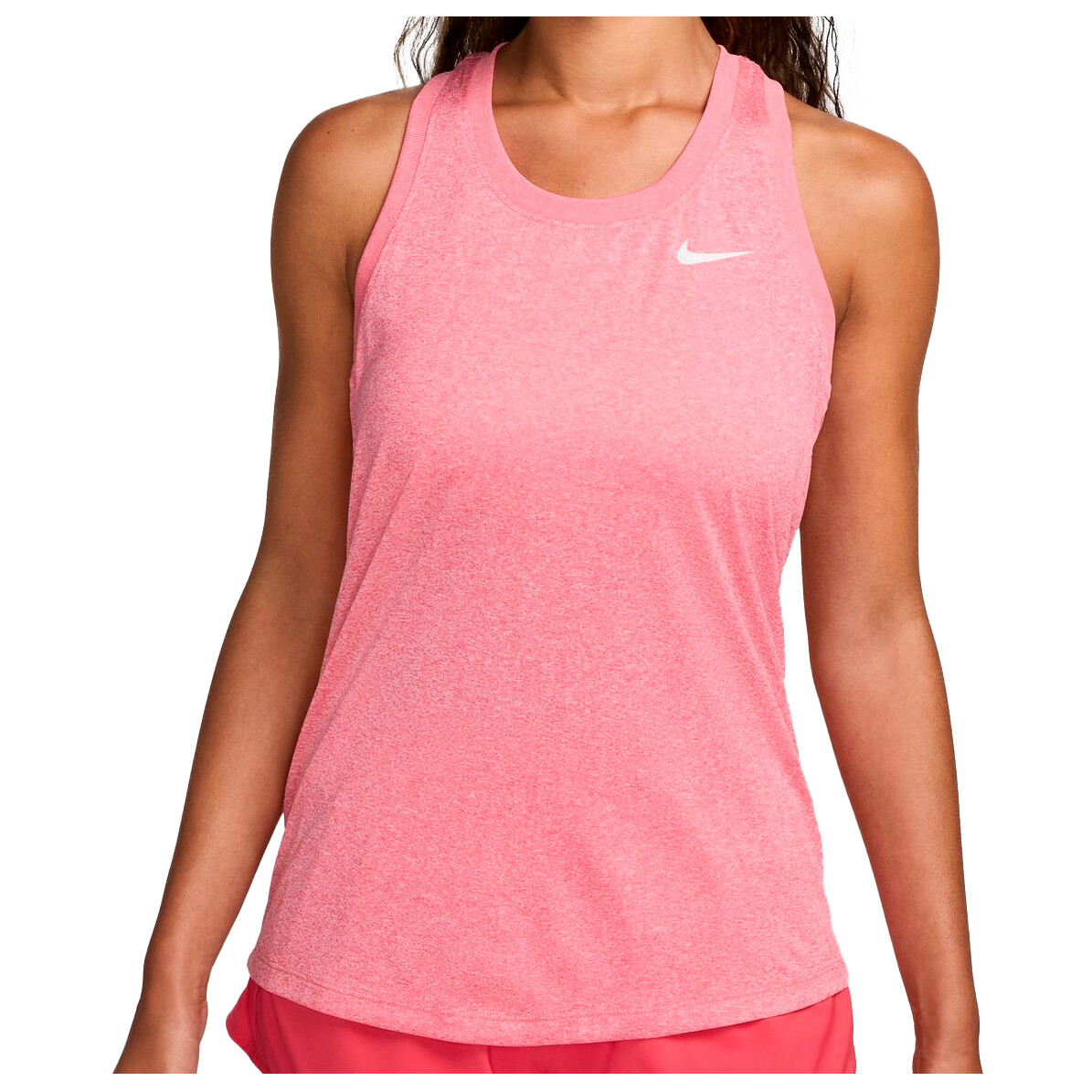 

Топ Nike Dri-Fit Racerback, цвет Aster Pink/Pure/Heather