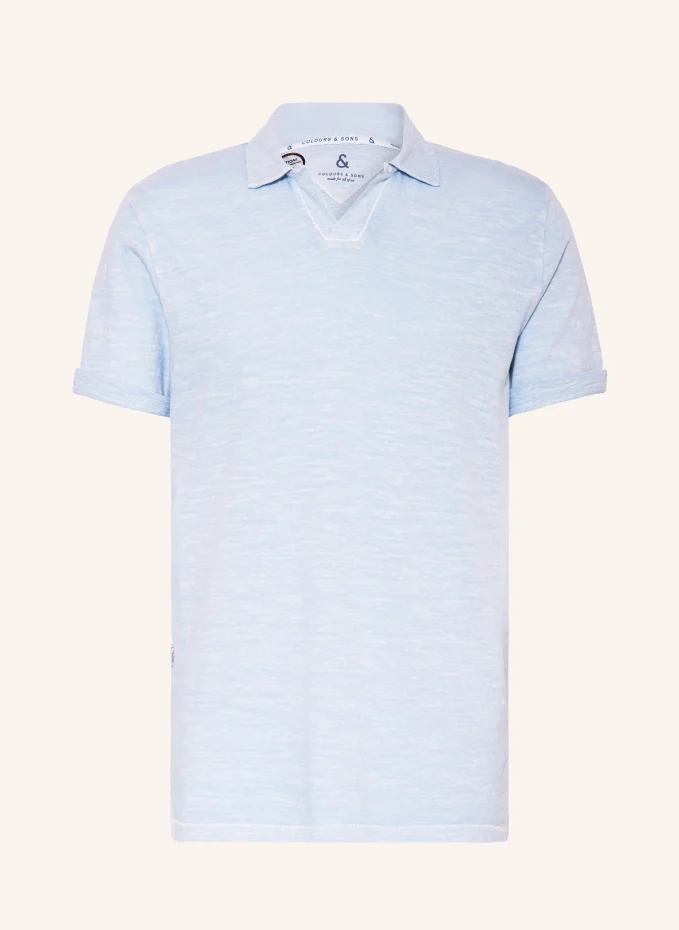 Рубашка-поло из джерси Colours & Sons, синий рубашка colours