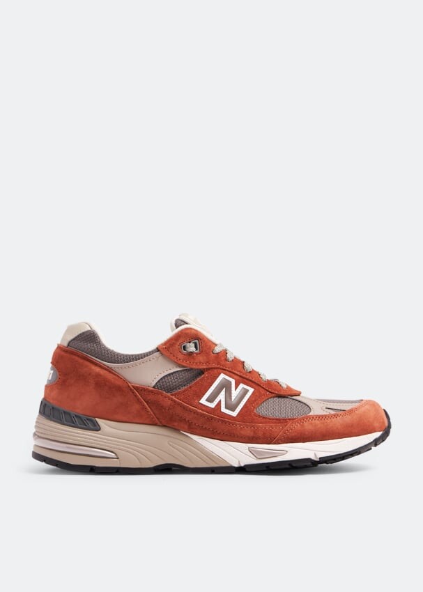 Кроссовки New Balance 991 'Made In UK', коричневый чехол mypads pettorale для alcatel ot 991