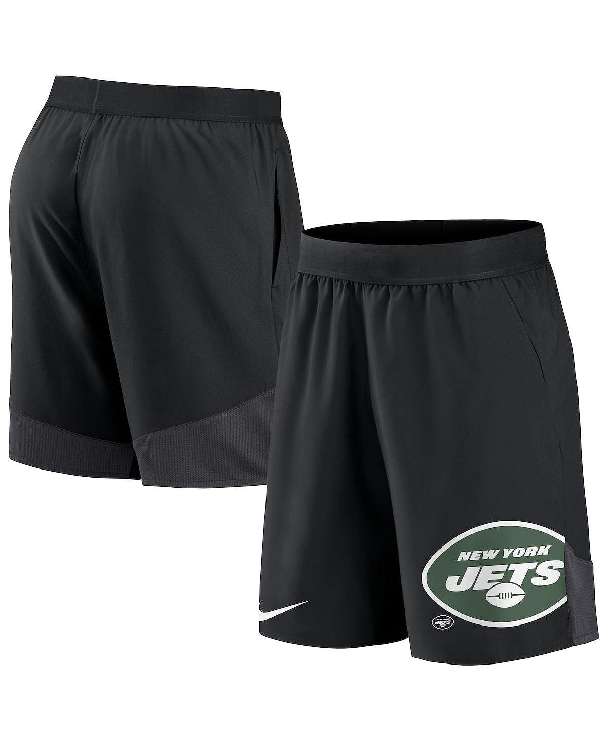 

Мужские черные эластичные спортивные шорты New York Jets Nike