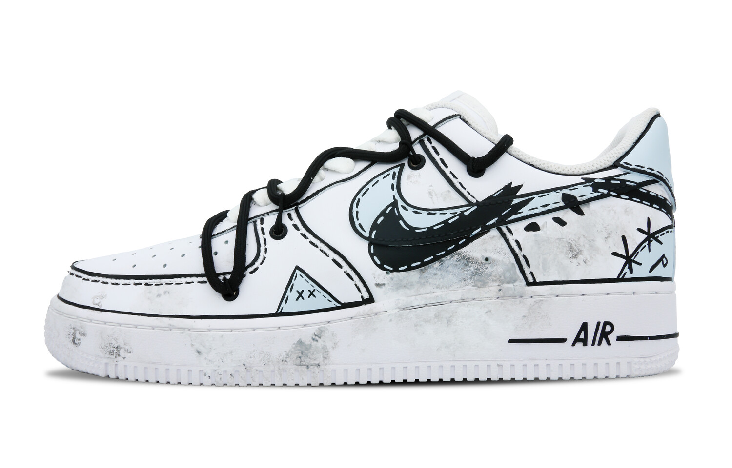 

Мужские кроссовки для скейтбординга Nike Air Force 1, White