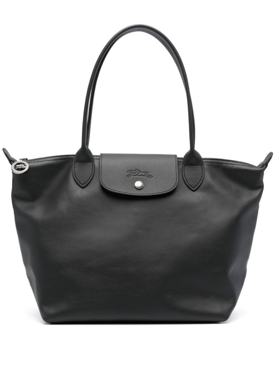 

Longchamp большая сумка-тоут Le Pliage, черный