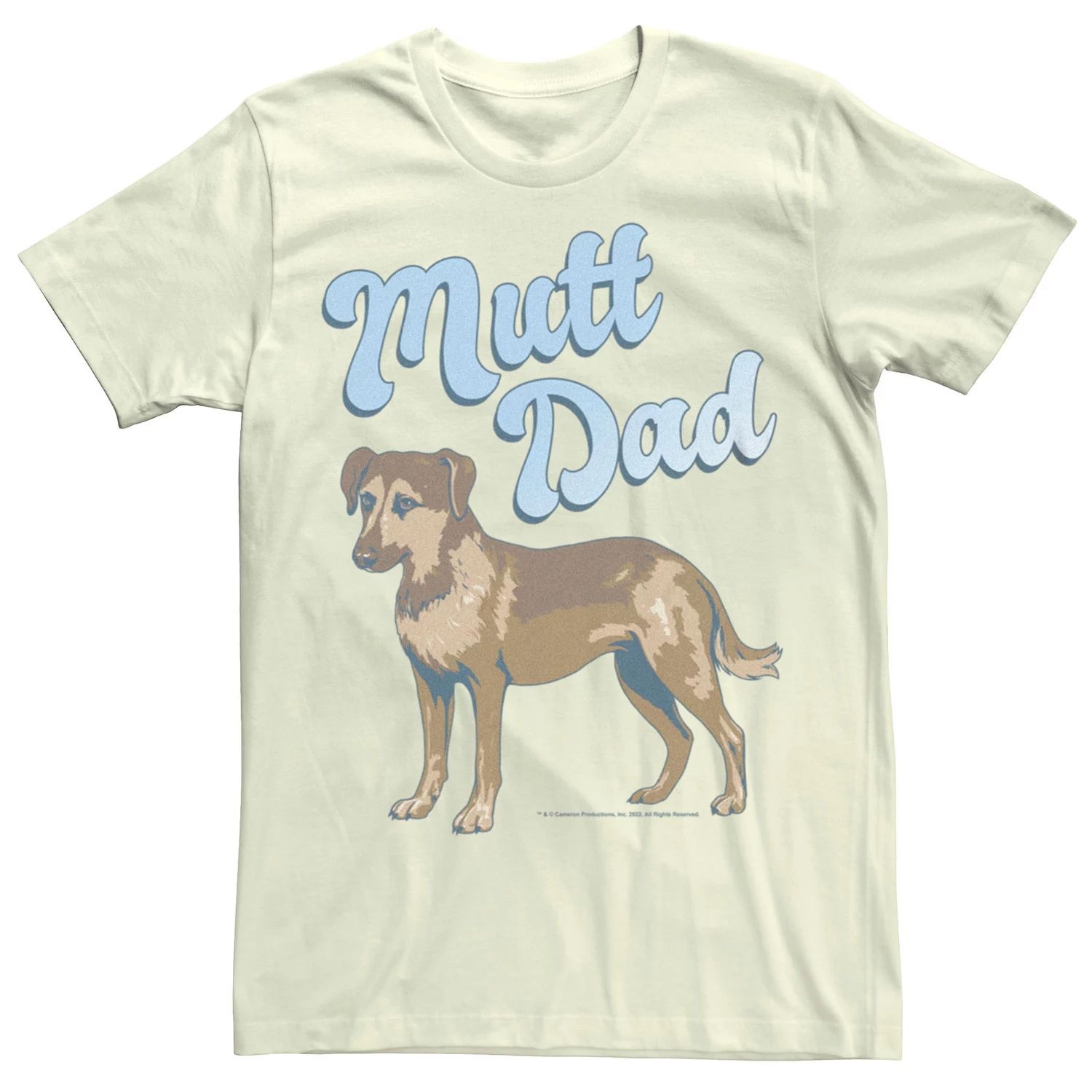 

Мужская футболка с рисунком Mutt Dad Dog Lover Licensed Character