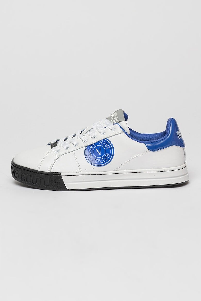 

Туфли Court 88 из кожи и экокожи Versace Jeans Couture, черный