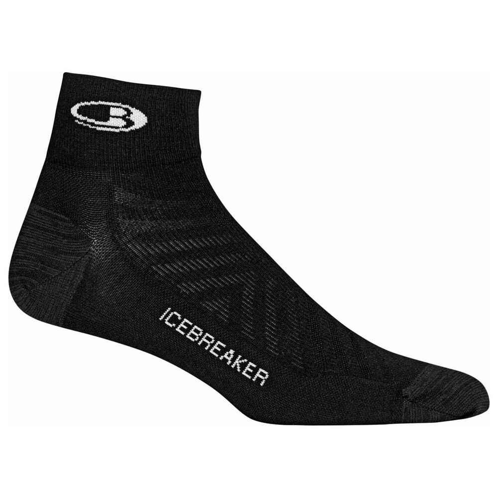 

Носки Icebreaker Run+ Ultralight Mini Merino, черный