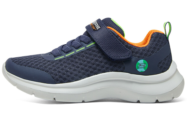 

Go Run 400 Детские кроссовки Детские низкие темно-синие Skechers, цвет Navy