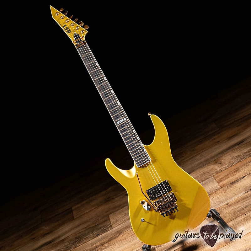 

Электрогитара ESP LTD M-1 Custom ’87 LH Floyd Rose Left-Handed Guitar – Metallic Gold