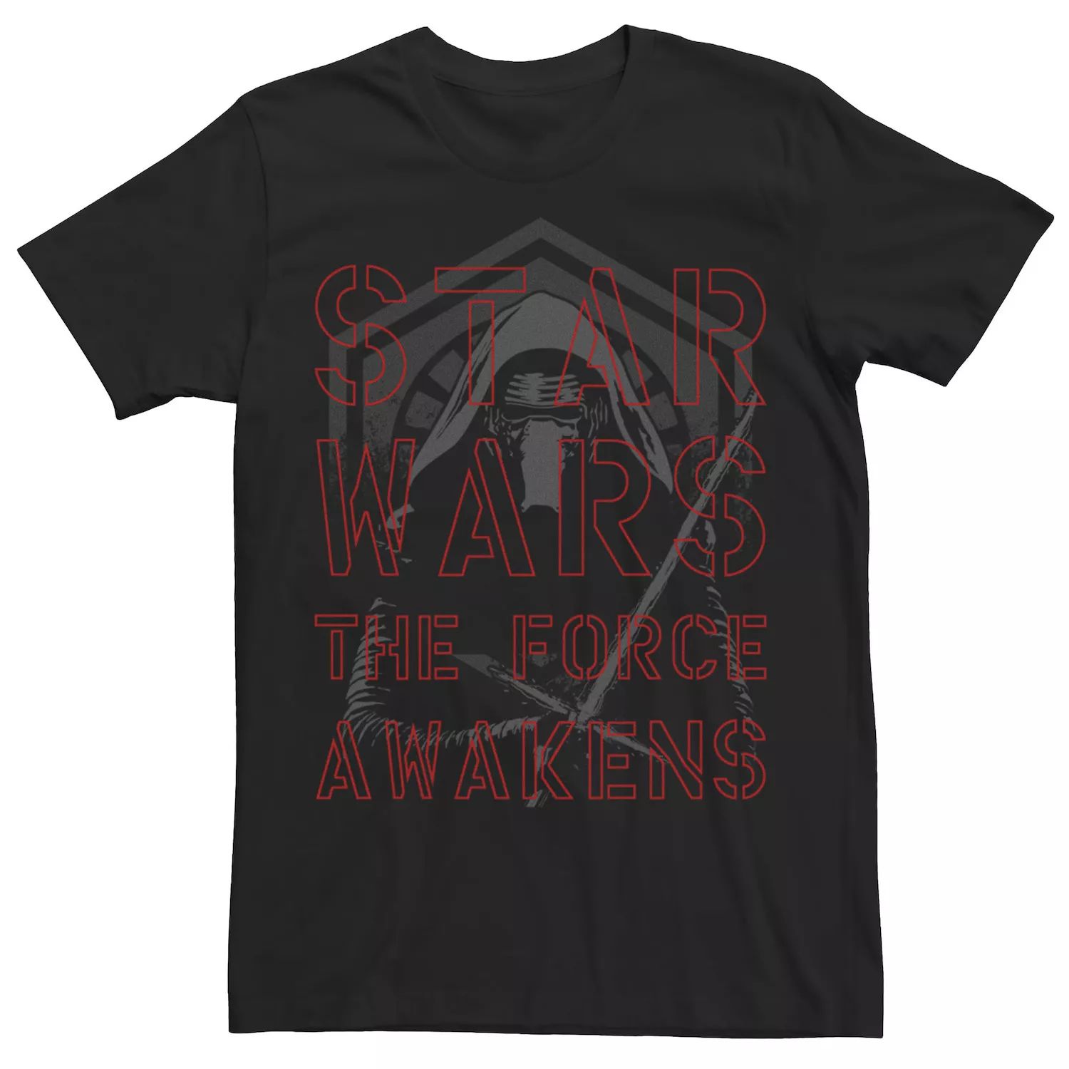 цена Мужская футболка: The Force Awakens Kylo Ren Stamp Star Wars