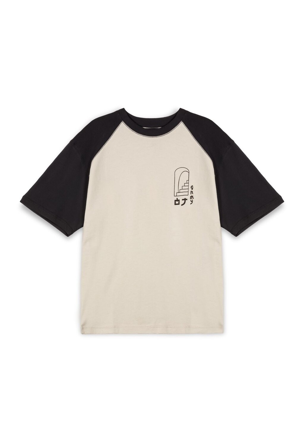 

Футболка с принтом VITA DEORUM OVERSIZED Grimey, цвет blanco