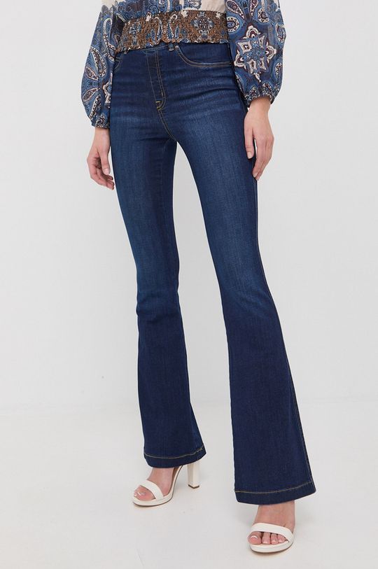 Джинсы Spanx, темно-синий расклешенные джинсы с высокой щиколоткой h