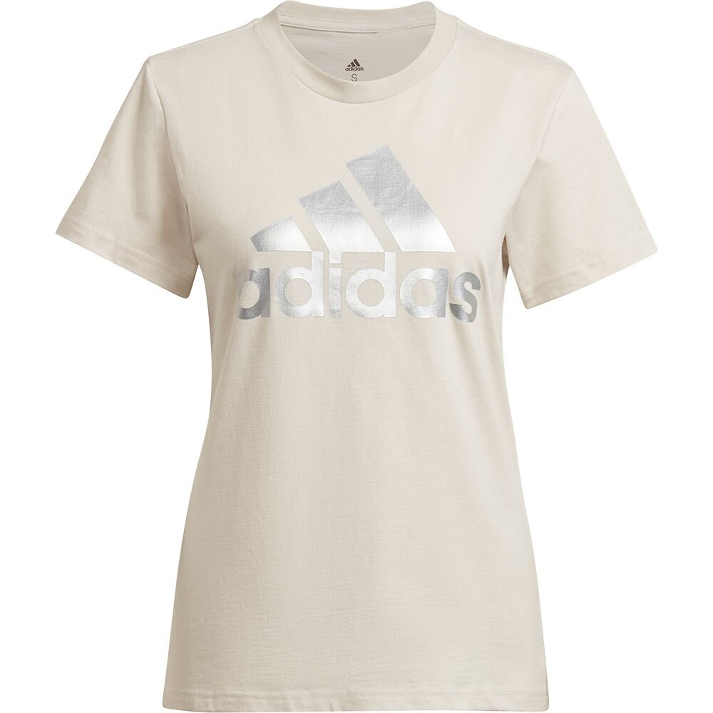 

Футболка adidas Loungewear Essentials Logo, бежевый