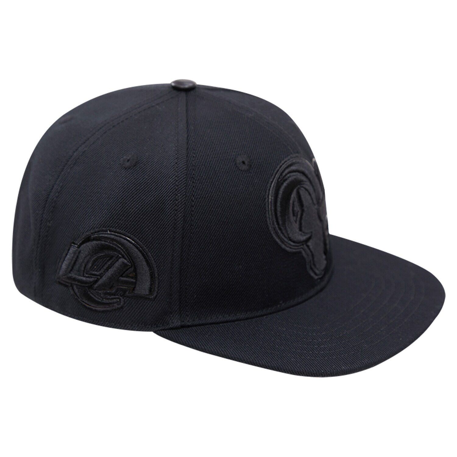 

Мужская кепка Pro Standard Los Angeles Rams тройная черная Snapback