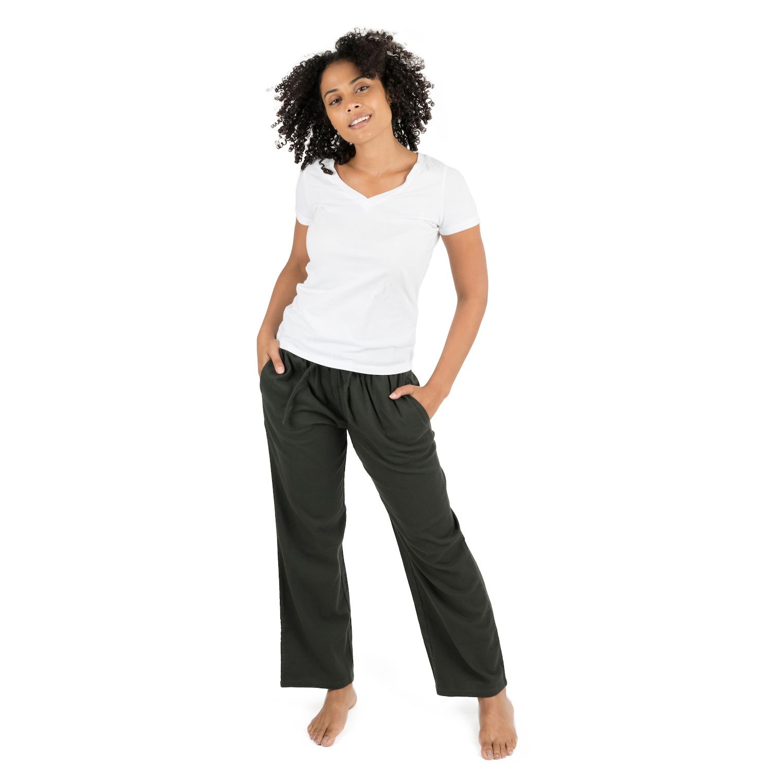 Женские фланелевые брюки Leveret Leveret, темно-серый