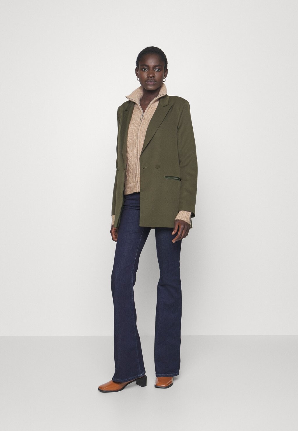 

Кардиган Vero Moda КАРДИГАН НА МОЛНИИ VMALBA, цвет silver mink