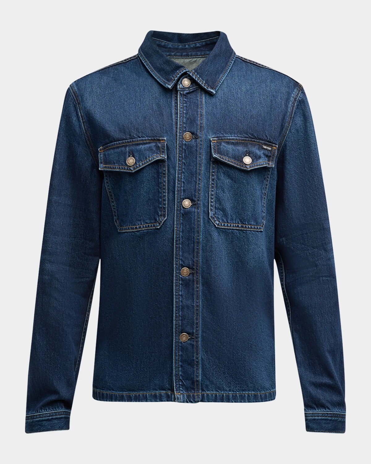 

Мужская джинсовая куртка-рубашка Tom Ford, цвет Denim Blue