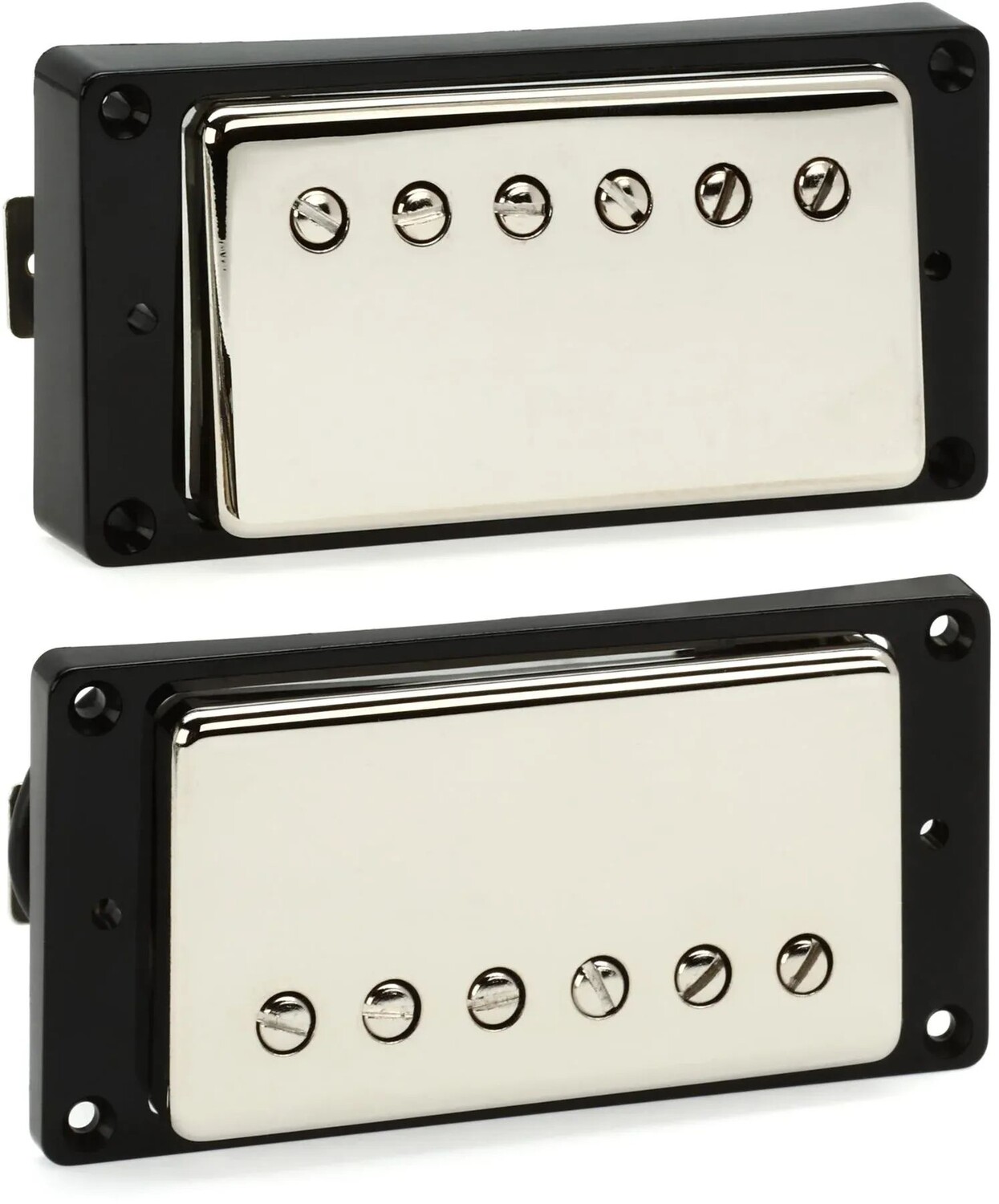 

Seymour Duncan Custom Shop Antiquity 4-проводной хамбакер, набор из двух частей звукоснимателей - несостаренные никелевые покрытия