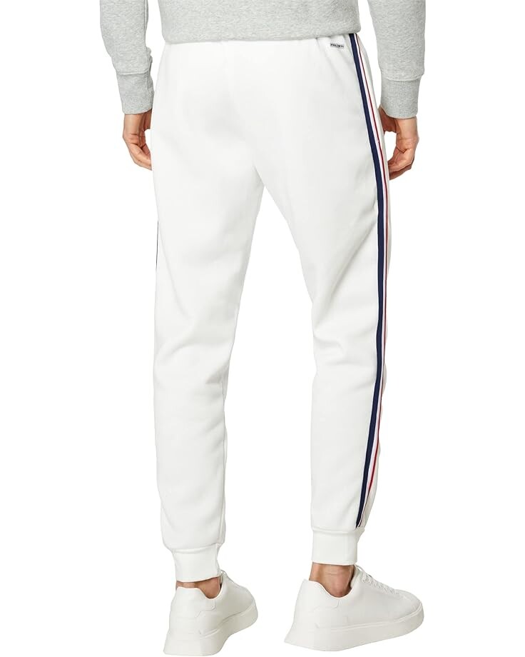 

Брюки U.S. POLO ASSN. Stripe Tape Fleece Joggers, белый