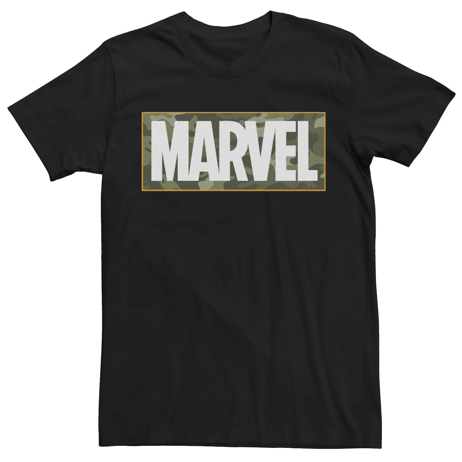 классическая футболка с логотипом box marvel черный Мужская футболка с логотипом Marvel Box Licensed Character