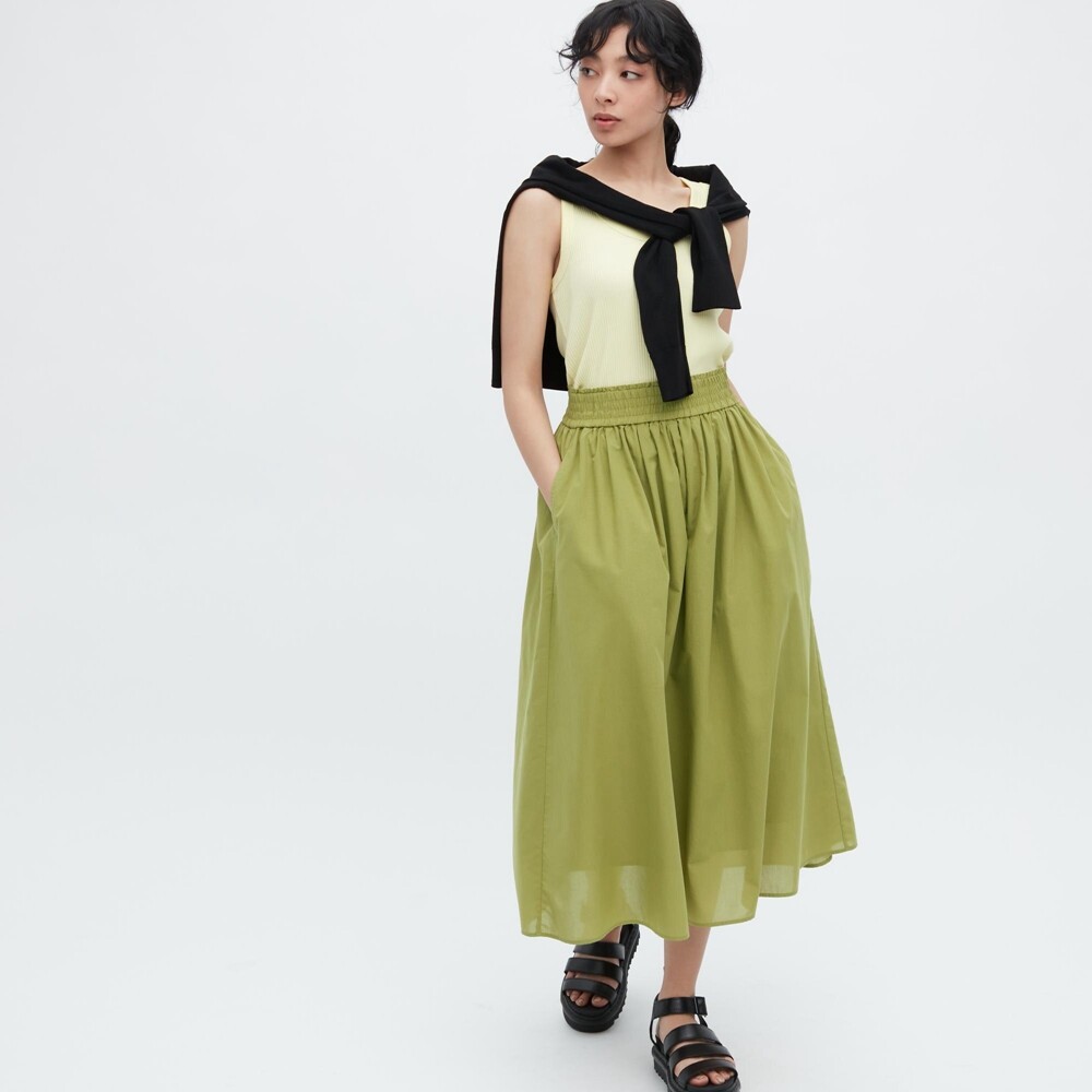 

Женская юбка Uniqlo длинная, бирюзовый