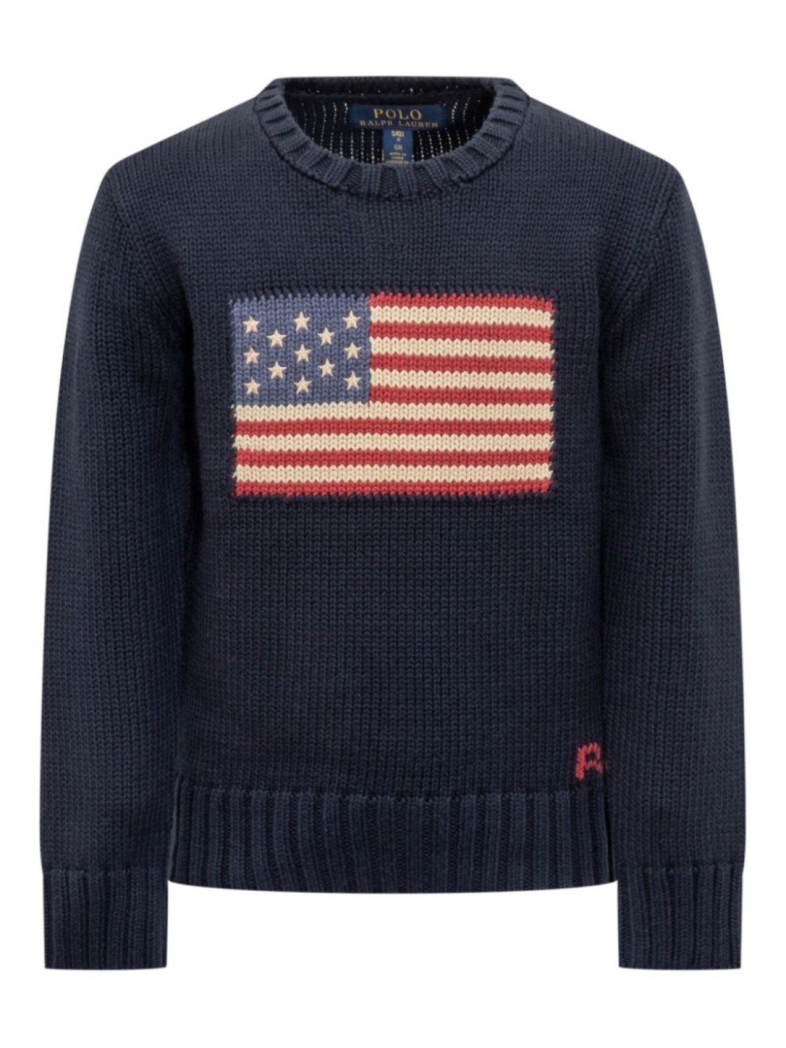 

POLO RALPH LAUREN KIDS джемпер с флагом, синий