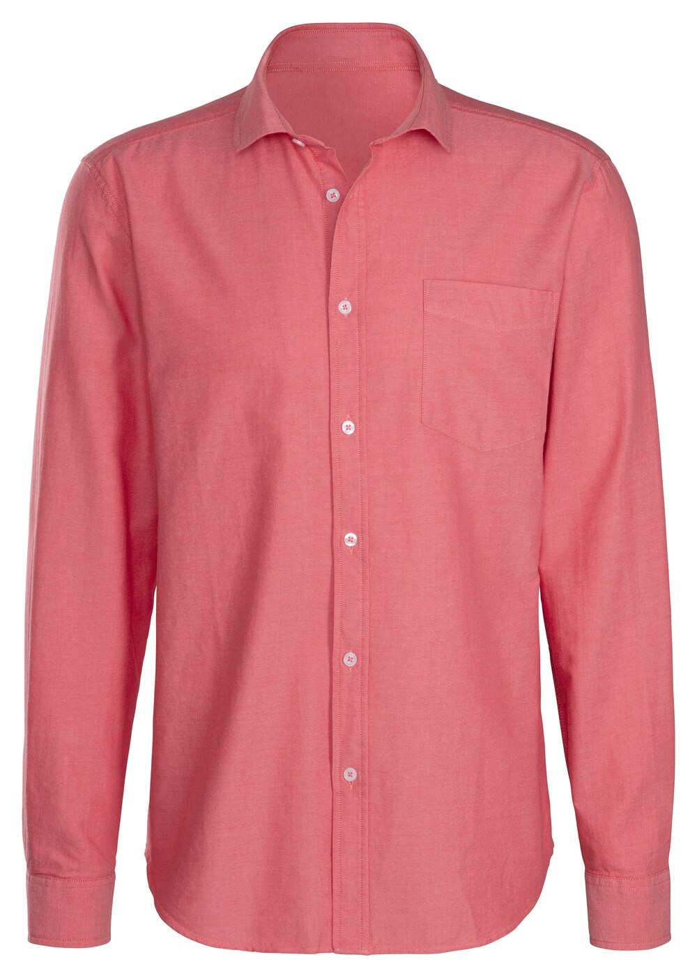 Деловая рубашка стандартного кроя H.I.S EM LBG, розовый цена и фото