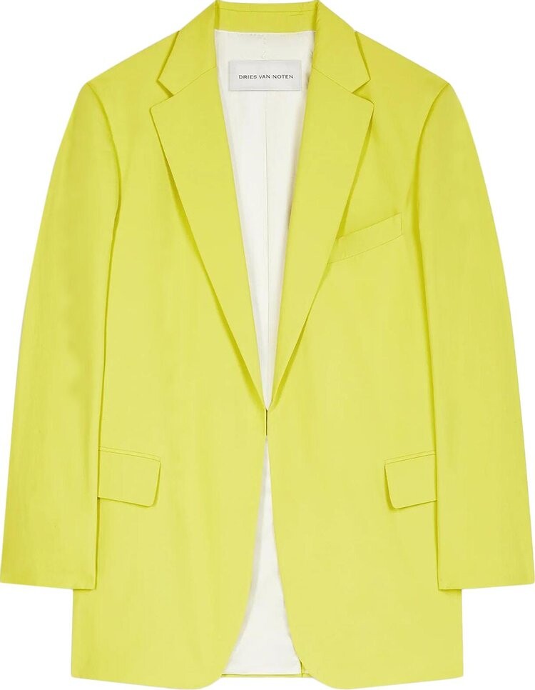 

Куртка Dries Van Noten Blur 'Lime', зеленый