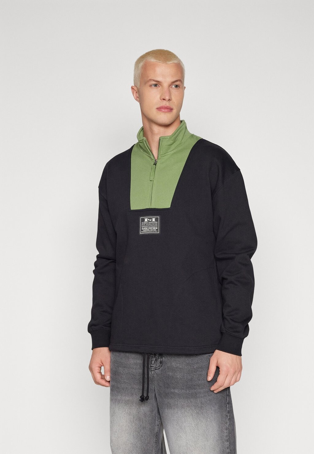 

Толстовка HUF HARRISON ZIP, черный