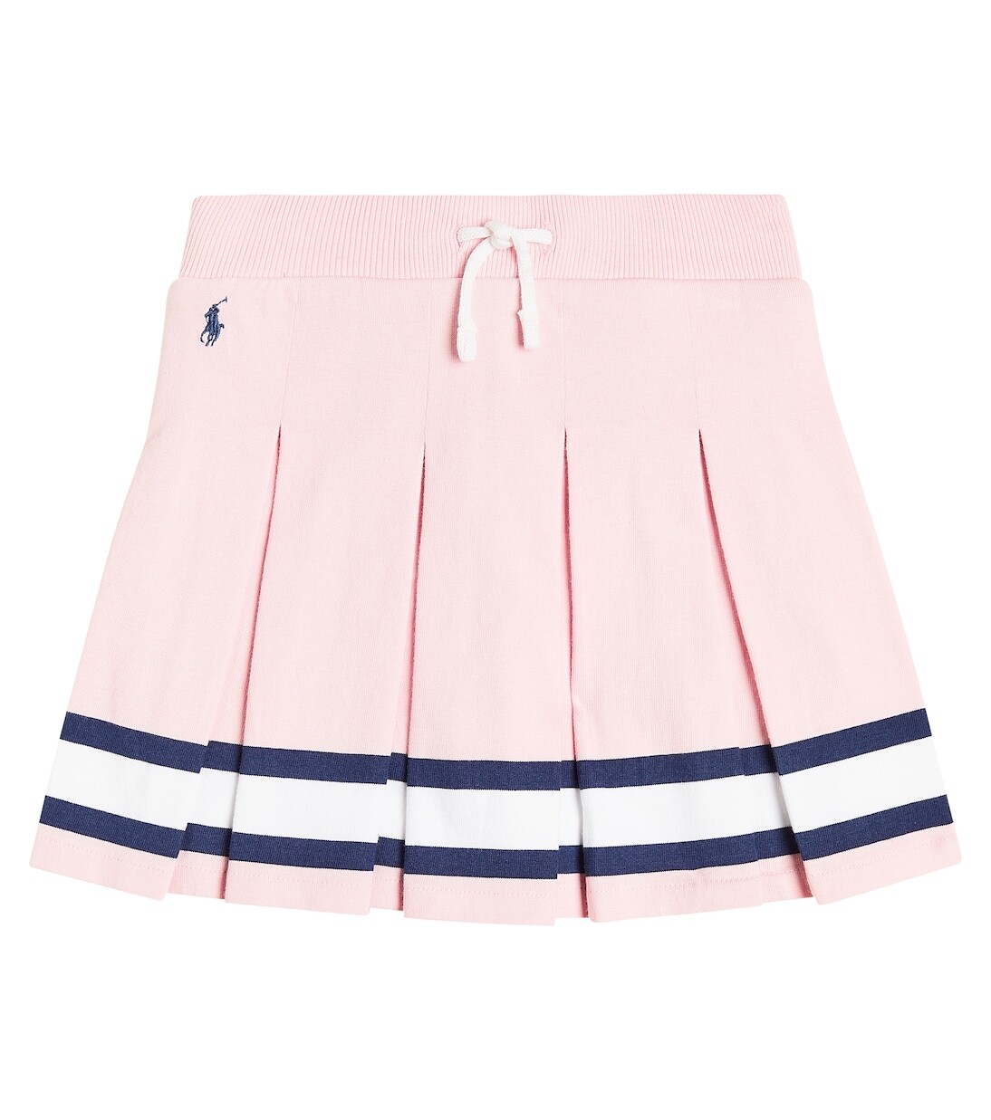 

Плиссированная юбка из хлопкового джерси Polo Ralph Lauren, мультиколор