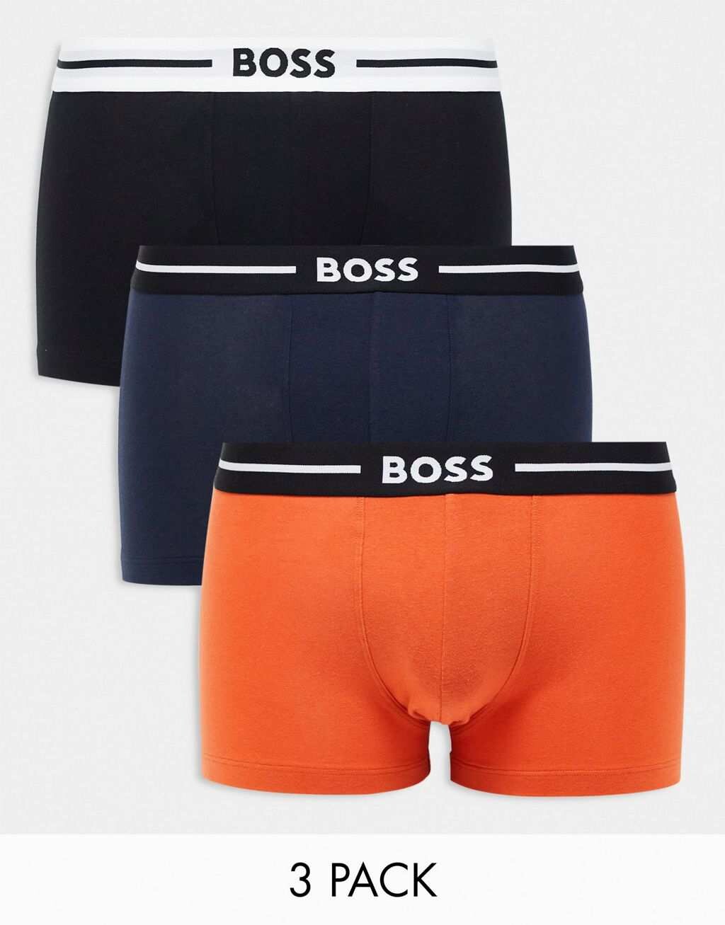 

Набор из трех плавок Boss Bodywear в черном и оранжевом цветах