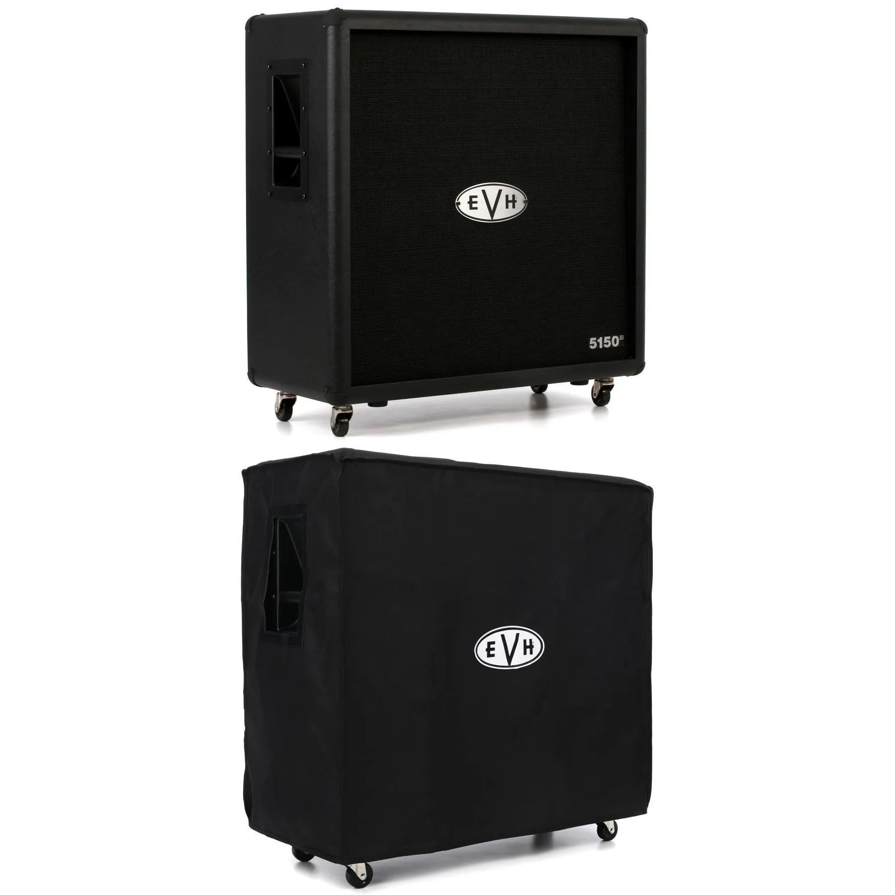 

Новый шкаф расширения EVH 5150III 4x12 дюймов, 100 Вт с крышкой — черный