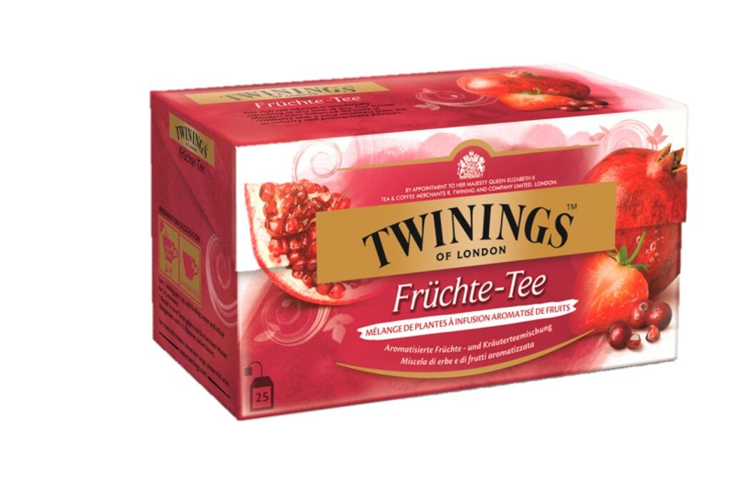 

Фруктовый чай Twinings с клюквой, гранатом и клубникой, 25 чайных пакетиков Wander