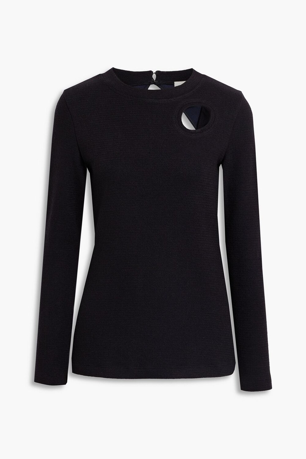 

Топ из смесовой шерсти с вырезом 3.1 PHILLIP LIM, синий