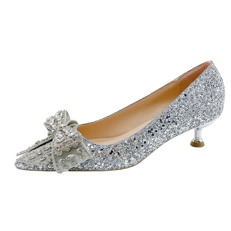 

Туфли женские на высоком каблуке Be Good, цвет 6 cm silver